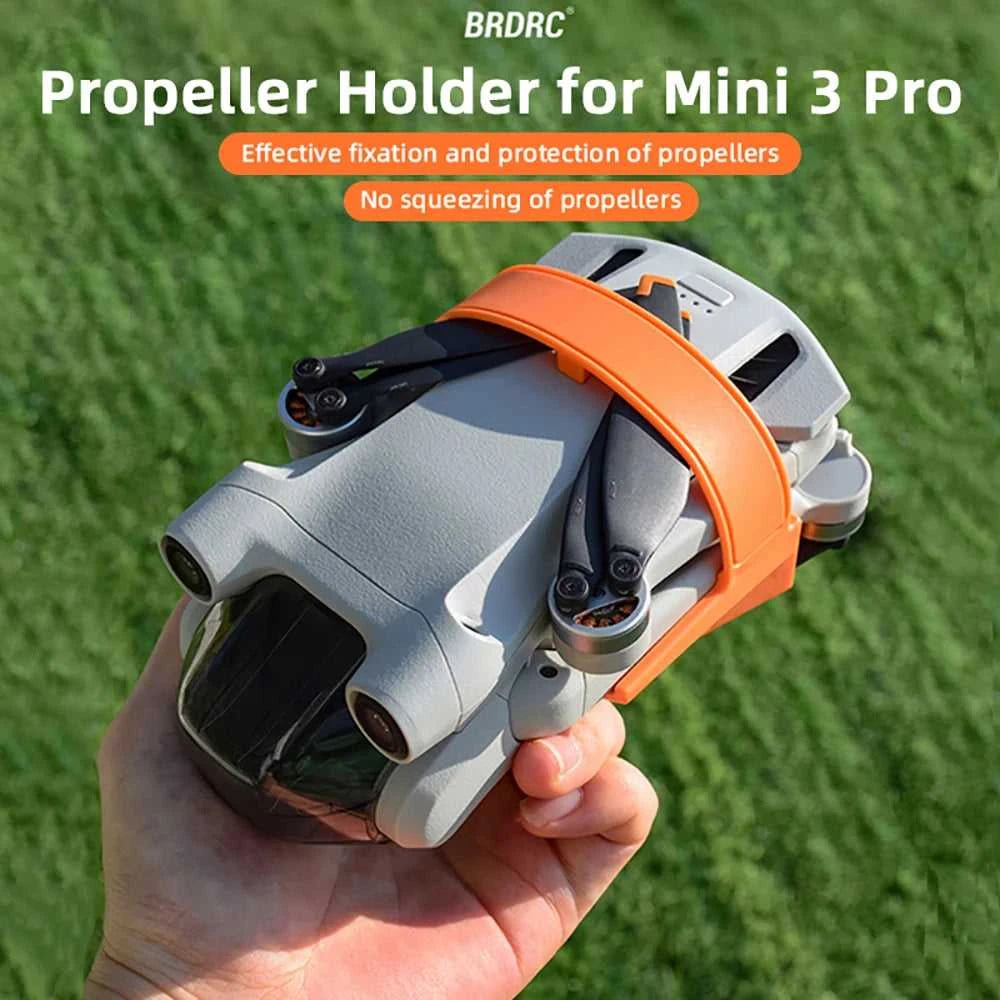BRDRC Propeller Holder for DJI Mini 3/Mini 3 Pro Drone Wings Stabilizer Protector Blades Fixed Strap Mount Guard Accessories The jack market .AU The jack market .AU Drones $ 49 14:200006156#Type C Grey