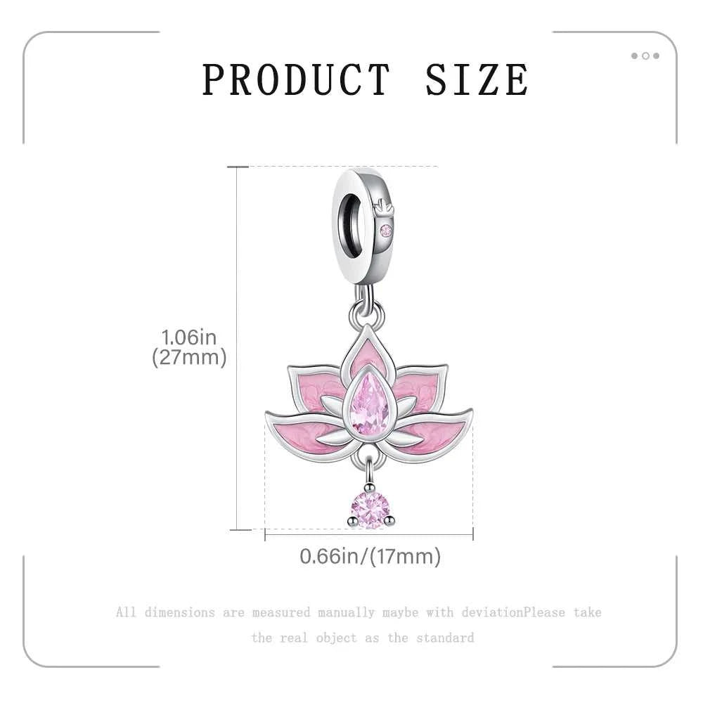 2025 Hot New Original Flower Pendant 925 Sterling Silver Rose charm Fit bracelet diy For Women Elegant bead Daily Wear Fine gift The jack market .AU The jack market .AU Jewellery & Chains $ 50 200000226:200013901#NBB0022-18