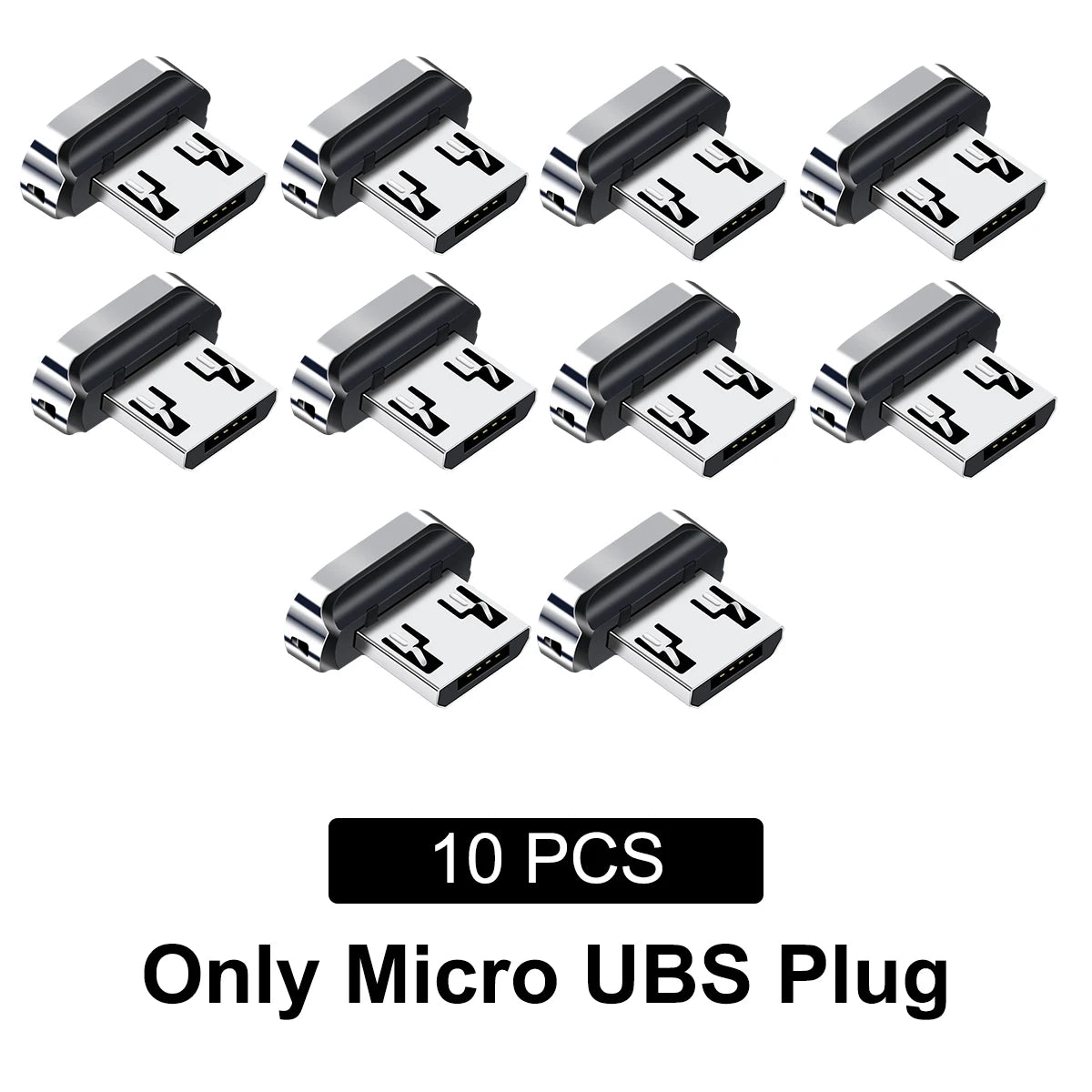 Fonken Magnetic Tip Adapters for Redmi Note 12 Turbo - 10/20Pcs Type-C & Micro USB Plug for Effortless Charging