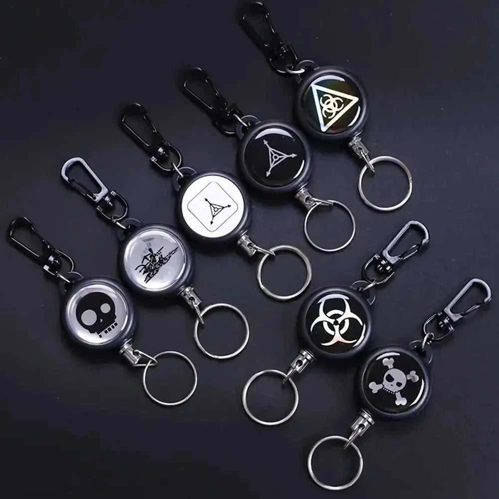 Multicolor Anti-Theft Keychains Unisex Anti Lost Retractable Elastic Rope Keyrings With Carabiner Reel Clip For ID Name Card Key The jack market .AU The jack market .AU Jewellery & Chains $ 47 14:771#O