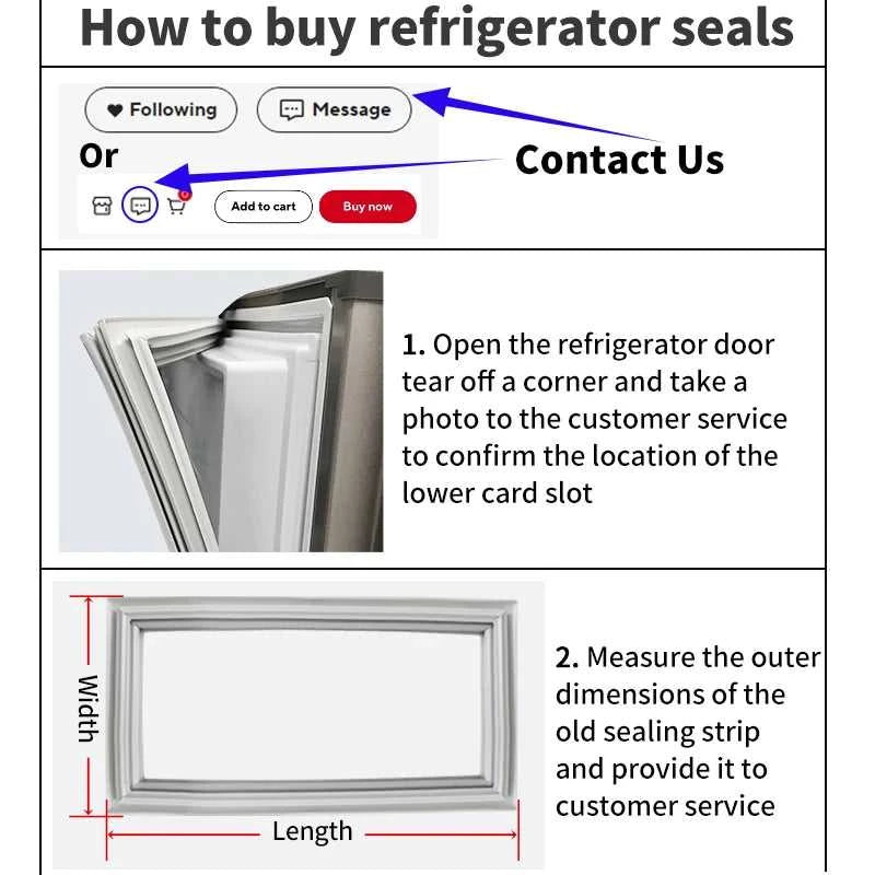 1-11m Custom Magnetic Refrigerator Freezer Door Seal Strip - Heavy Duty Leakproof for Home/Commercial Use The jack market .AU The jack market .AU Home $ 94 14:193#3m