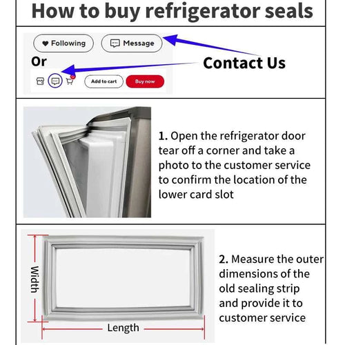 1-11m Custom Magnetic Refrigerator Freezer Door Seal Strip - Heavy Duty Leakproof for Home/Commercial Use The jack market .AU The jack market .AU Home $ 94 14:193#3m
