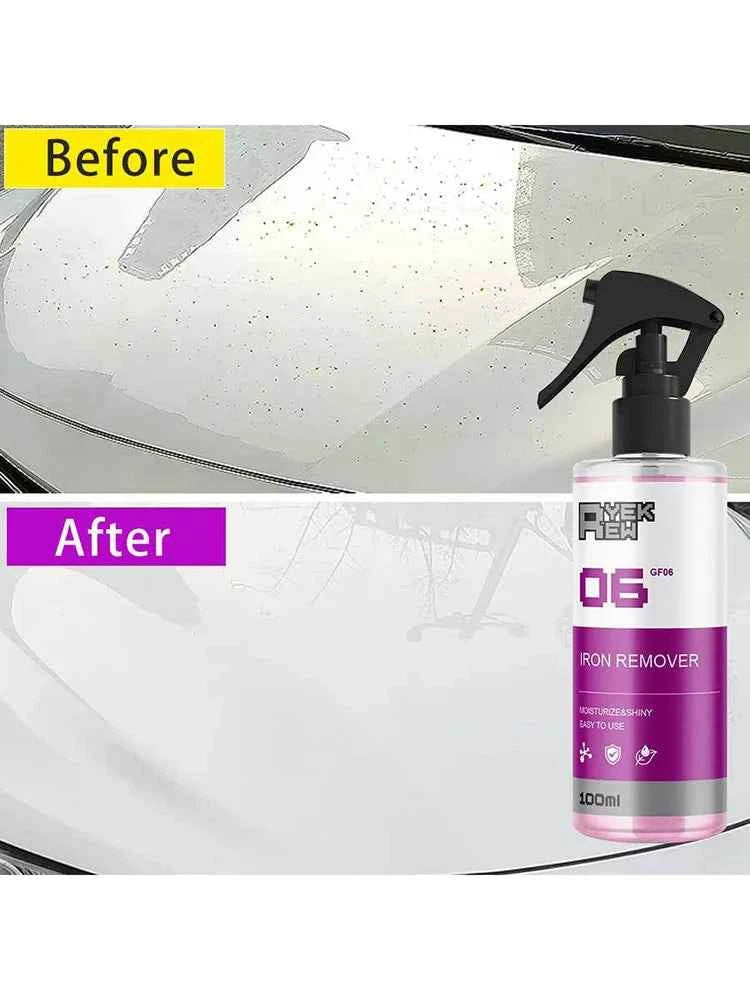 Car Wheels Rim Cleaner Multi Purpose Rust Remover Brake Paint Protect Metal Dust Iron Powder Remover Car Care Chrome Spray