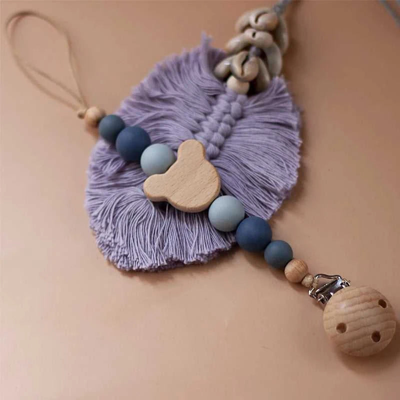 Custom Name Wooden Personalized Baby Pacifier Chain Silicone Bead Dummy Nipple Holder Guard Teether Pendant Newborn Gift Stuff The jack market .AU The jack market .AU Mum & Kids: Essential Products for Every Family $ 29 14:365016#NO.15