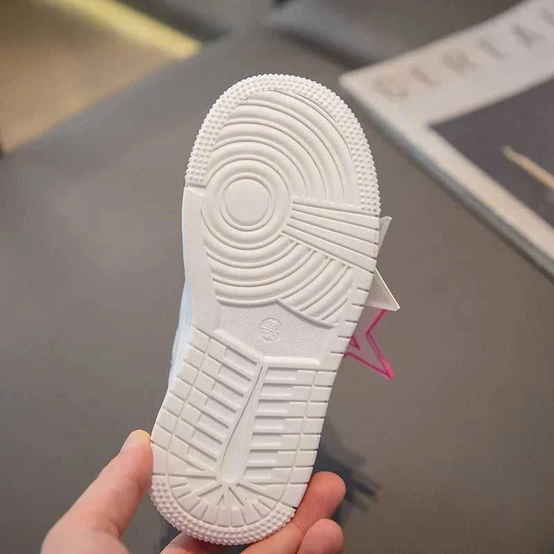 Girls Sneakers with Stars Color Matching Non-slip Fashion Children Princess High-top Sport Shoes Kids Casual Running Shoes The jack market .AU The jack market .AU Mum & Kids: Essential Products for Every Family $ 48 14:1052#pink;200000124:200000334