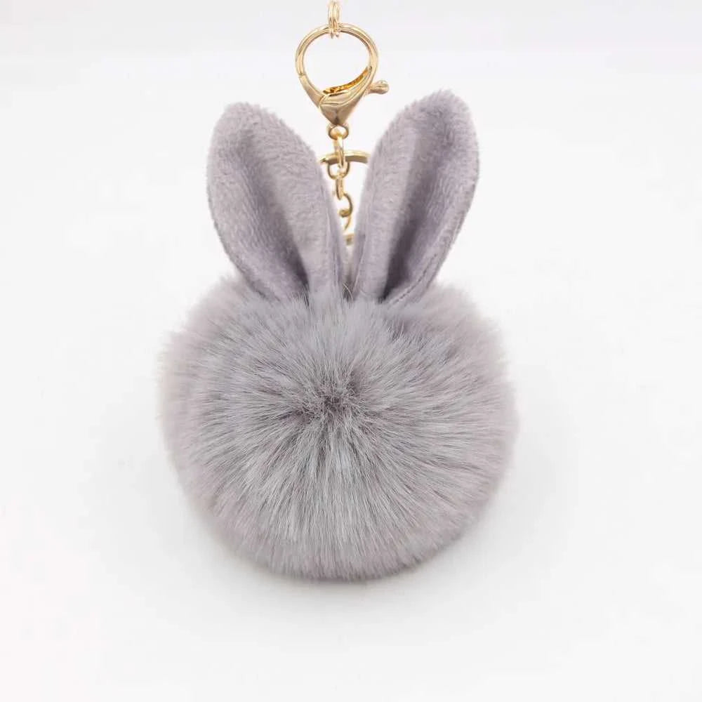 Furry Rabbit Ear Furry Ball Keychain Cute Rabbit Ear Plush Pendant Faux Fur Furry Rabbit Ear Bag Accessory Car Hanging Accessory The jack market .AU The jack market .AU Jewellery & Chains $ 47 14:1202#Brown