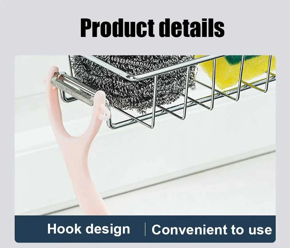 Kitchen Sink Drain Rack Sponge Storage Flexible Faucet Holder Soap Drainer Towel Rack Shelf Organizer Kitchen Accessories The jack market .AU The jack market .AU Home $ 50 14:29#silver