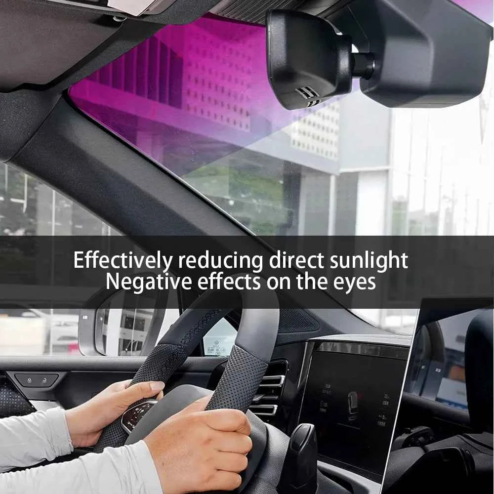 Car Front Windshield Sunshade Protective Film Window Tint Dyeing Film Heat Insulation Sun Protection 20X150cm Vinyl Wrap for Car