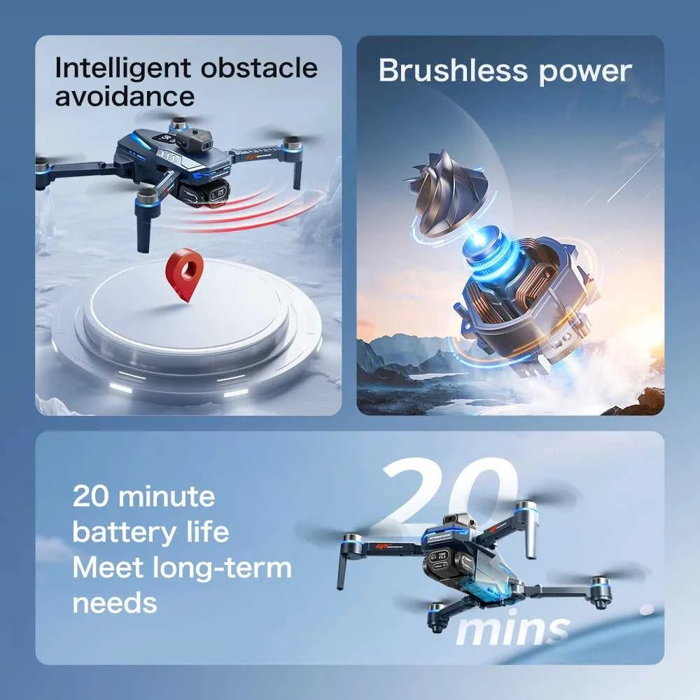 NEW GT8 Drone HD Aerial Photography Intelligent Obstacle Avoidance Smart Hover Helicopter 360° Flip Remote Control Quadcopter The jack market .AU The jack market .AU Drones $ 119 14:29#QZ-GT8