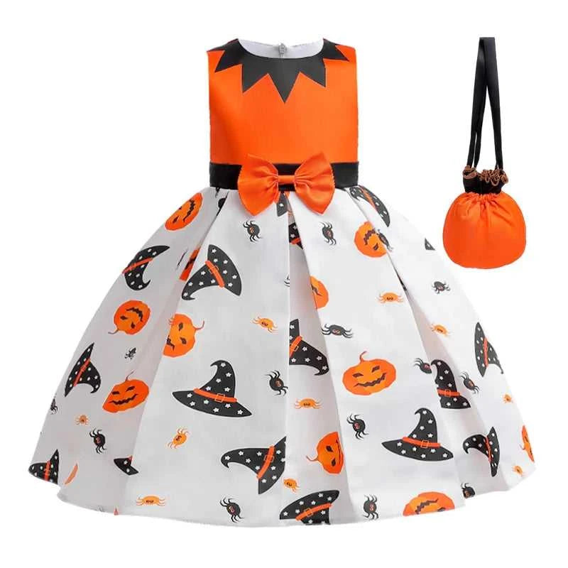 Girls Dress Halloween Costume For Kids Girl Party Dresses Children Girls Pumpkin Lace Witch Printed Cosplay Princess Dress The jack market .AU The jack market .AU Mum & Kids: Essential Products for Every Family $ 44 14:350852#black;200000463:200004187#100 (2T)