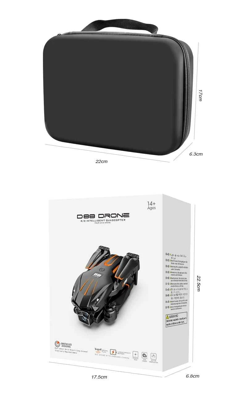 Lenovo D88 Drone 8K Aerial HD Dual Camera Photography Intelligent Obstacle Avoidance Brushless Motor 5G WIFI GPS Return Drone The jack market .AU The jack market .AU Drones $ 86 14:691#Black-8K HD-VR