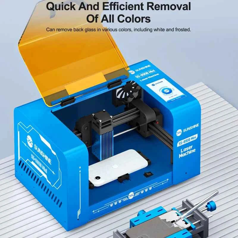 SUNSHINE Mini Laser Screen Removal Machine - Effortless Dismantling for iPhone X-17, Fast Glue & Glass Removal