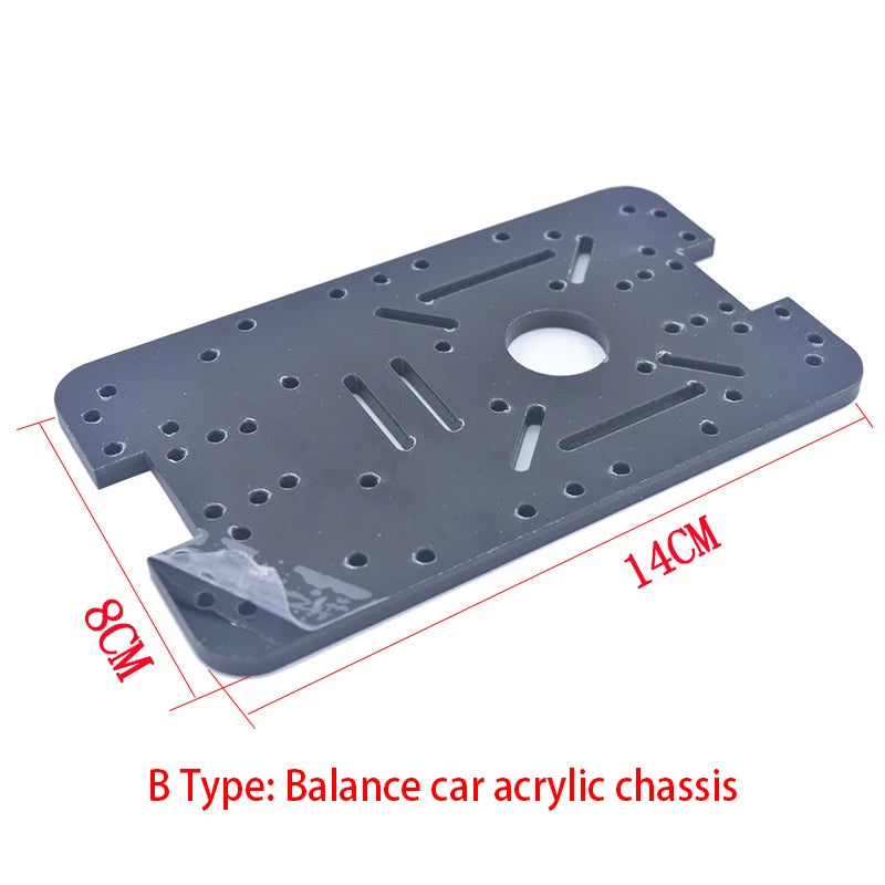 2/4WD Motor Chassis Acrylic Metal Aluminum Smart Car Chassis TT Motor Chassis DIY Chassis for Car Robot Motor Chassis