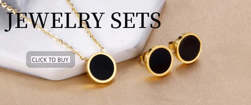 LUXUSTEEL Chain Pendant Earnail Set Four-Leaf Clover Shaped Stainless Steel Pendants Necklace Earring Sets Necklace Jewelry Gift The jack market .AU The jack market .AU Jewellery & Chains $ 51 200001033:200003760#LPS11101G