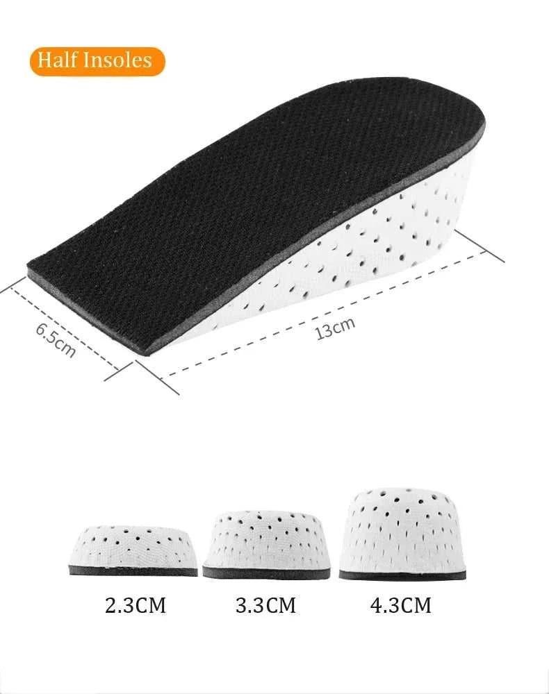 1Pair Height Increase Insoles Casual Sports Shoes Insole for Feet EVA Shock Absorbing Shoe Pads 2.3/3.3/4.3cm Growing Shoe Sole The jack market .AU The jack market .AU Step Up Your Style: Trendy Shoes for Every Occasion! $ 50 14:173#Full-3.3CM-Black