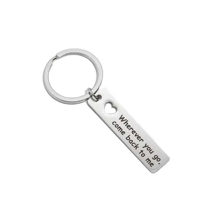 Fashion Creative Boyfriend Gift Wherever You Go Come Back To Me Keychain Couples Jewelry College Graduation Gift The jack market .AU The jack market .AU Jewellery & Chains $ 51 14:29#Silver;200007763:201336100