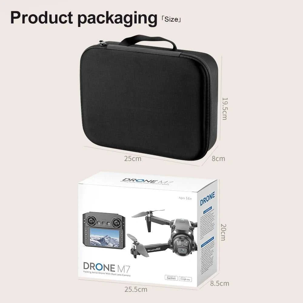 M7 Drone 8K Aerial HD Dual Camera Photography Intelligent Obstacle Avoidance Brushless Power 5G WIFI GPS Return Drone The jack market .AU The jack market .AU Drones $ 127 14:496#M7-8K HD-B3