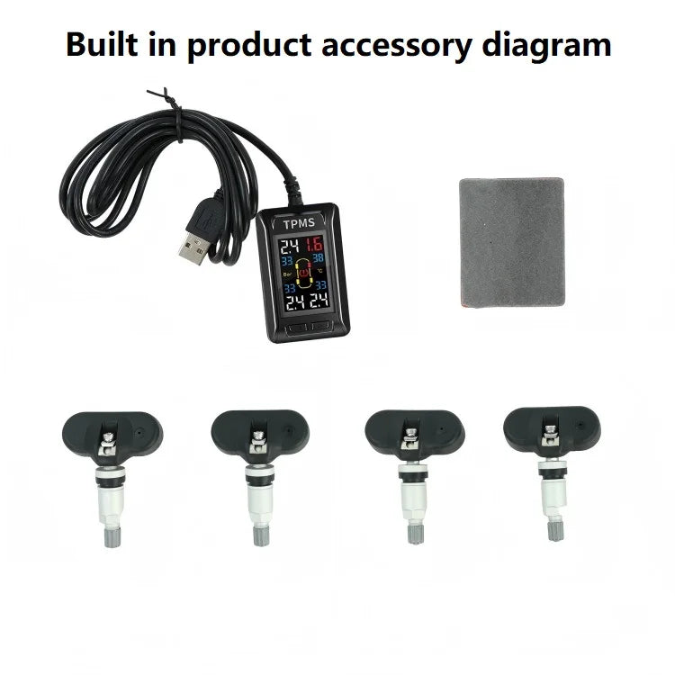 Original Car Design Dedicated Intelligent TPMS Compact and unobtrusive Accessories New Upgraded Tire Pressure Monitoring System