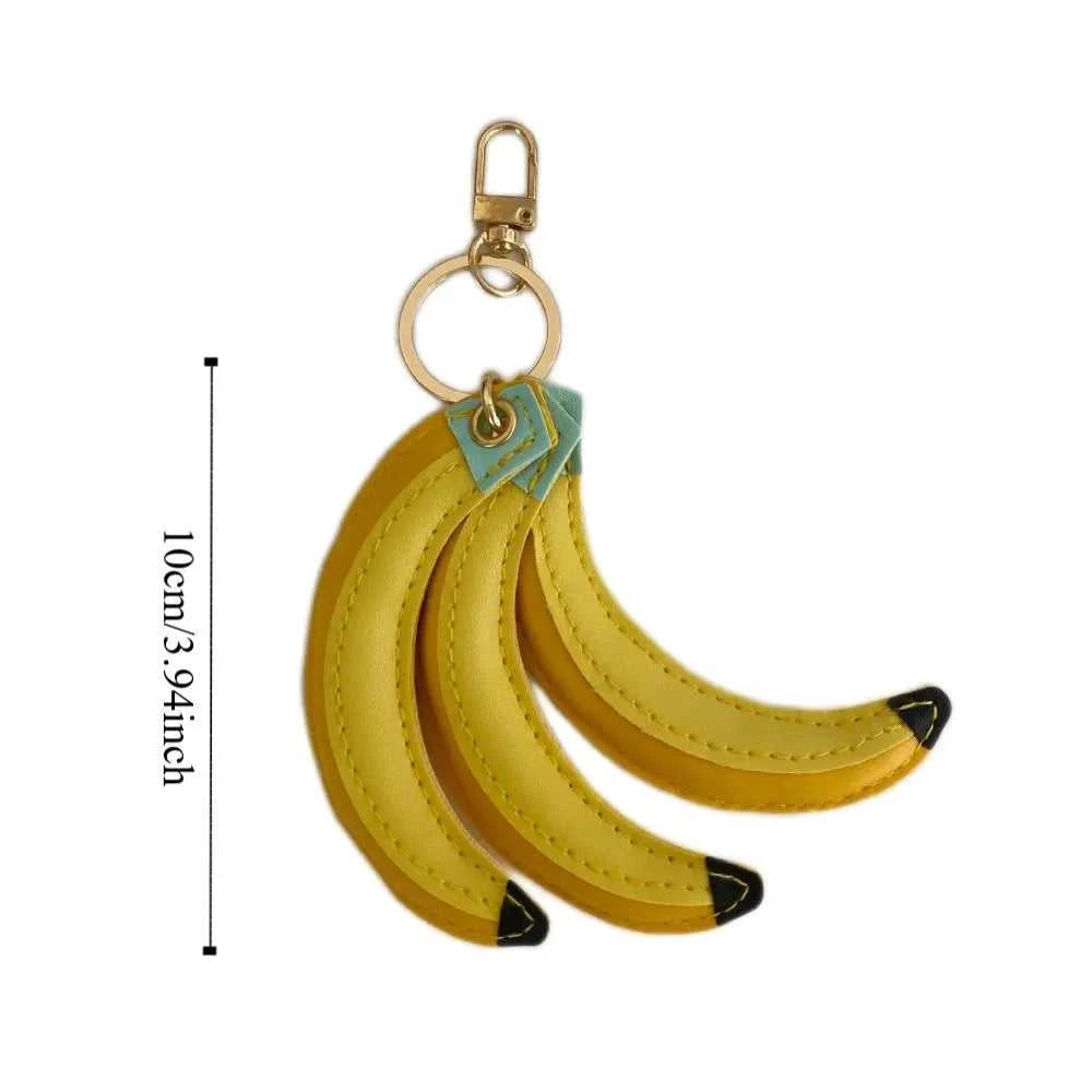 Cute Fashion Fruit Banana Keychain PU Banana Bag Accessories PU Leather Pendant Simulation Waterproof Fruit Key Ring Female The jack market .AU The jack market .AU $ 51 14:29#Yellow