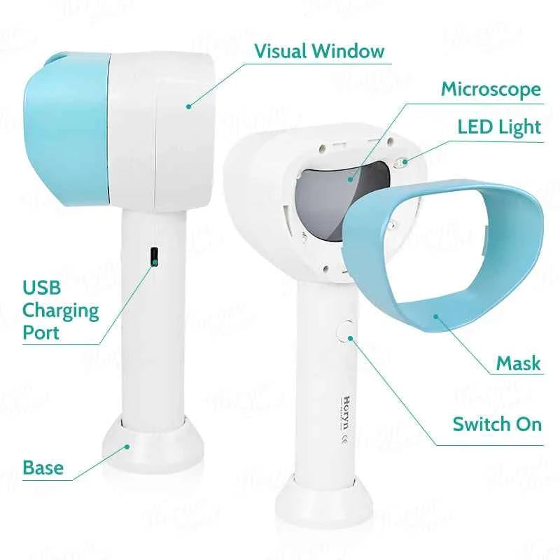 BrightSmile Plaque Detector - Portable Tool for Effortless Home Oral Hygiene for Adults & Kids