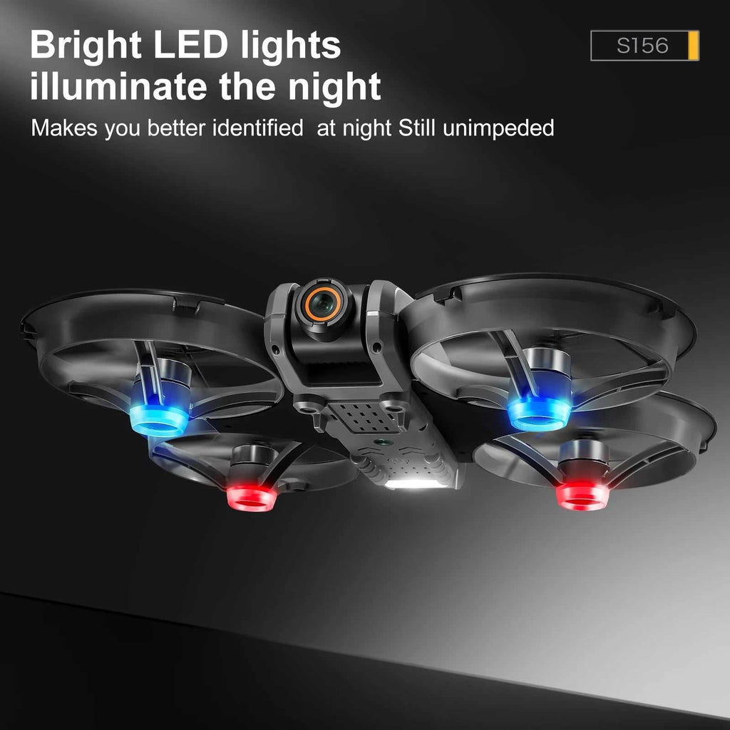 New S156 Drone 8K HD Aerial Photography Brushless Motor Dual Camera Drone With Screen All-Around Obstacle Avoidance Drone The jack market .AU The jack market .AU Drones $ 128 14:350852