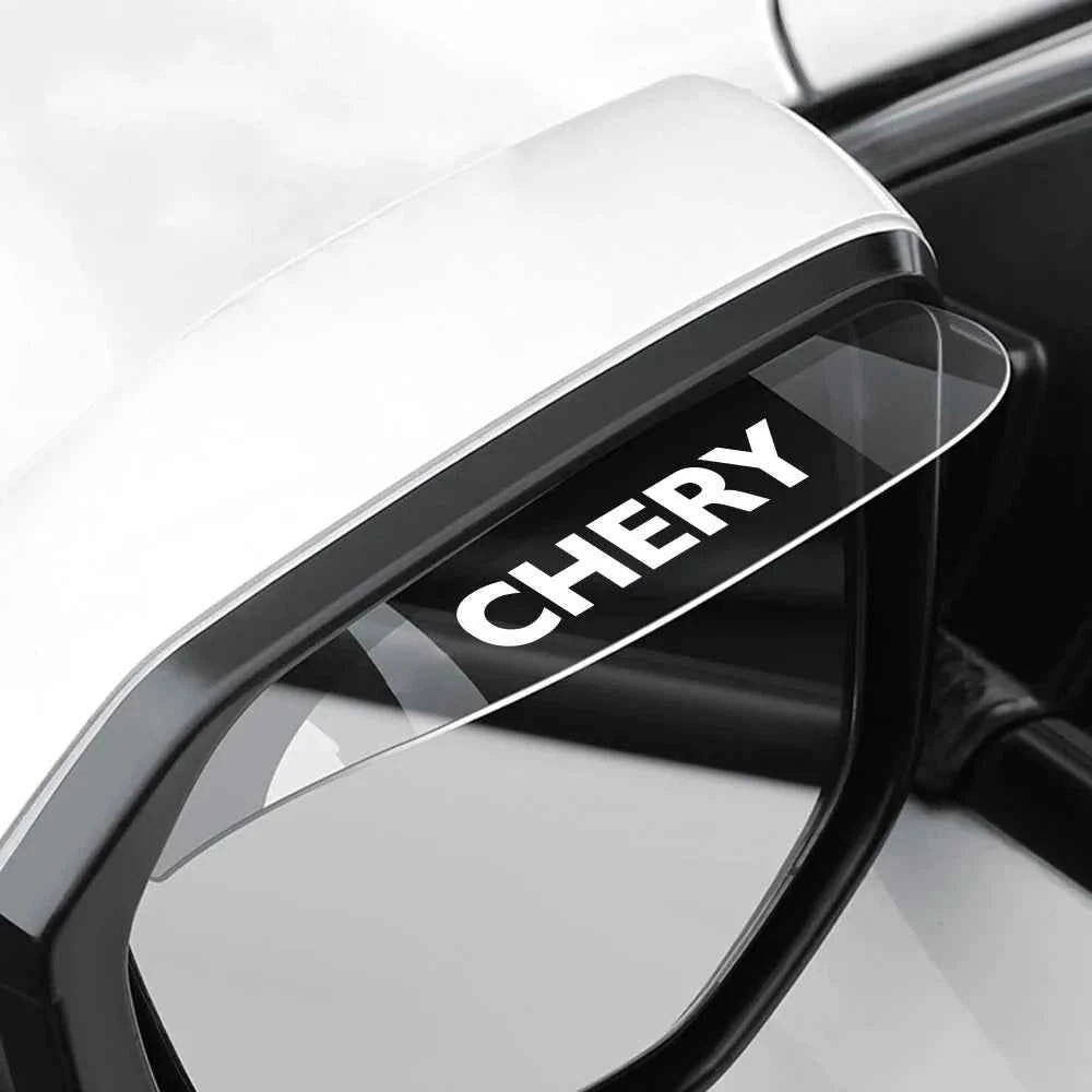 2PCS Car Rearview Mirror Rain Eyebrow Visor Shield Cover Auto Accessories For Chery Tiggo 2 4 3 7 5x Kimo Qq6 s21 Qq3 Brakes s11