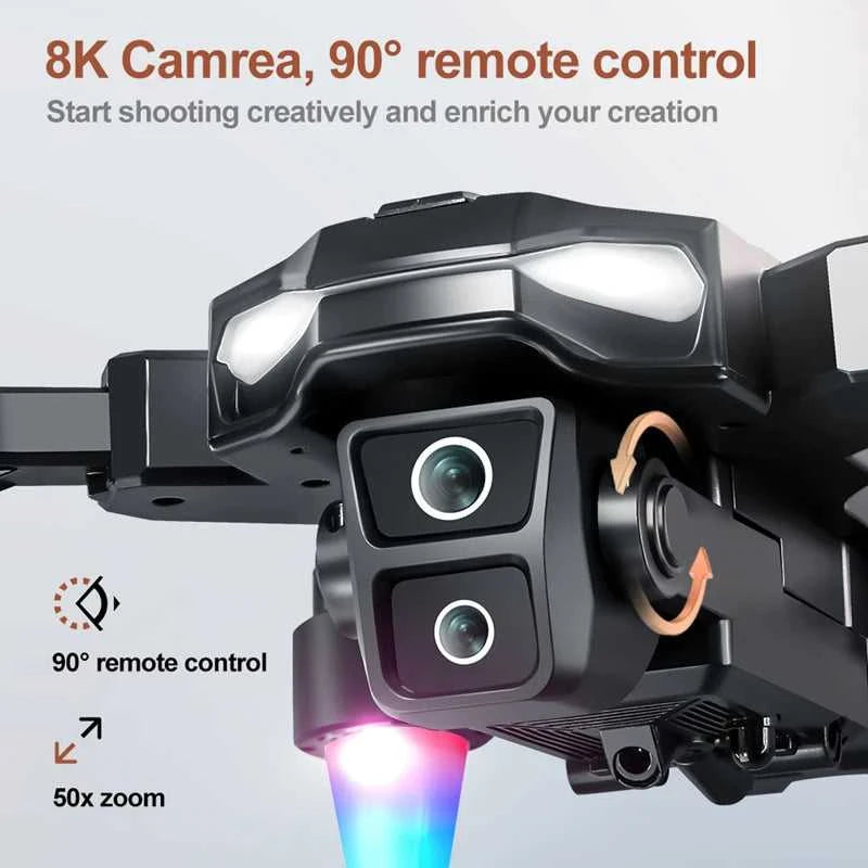 New A22 Drone Aerial 8K HD Dual-Camera GPS Brushless Motor Optical Flow Hovering With Screen Remote Control Folding Drone The jack market .AU The jack market .AU Drones $ 57 14:175#Parking-Apron-Blue