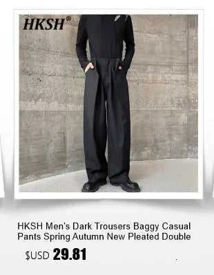 HKSH Autumn Winter New Men's Tide Original Design Techwear High Street Fashion Trend Vintage Jacket Chic Casual Coats Ins HK6132 The jack market .AU The jack market .AU Men Fashion $ 172 14:691#Gray;5:4182