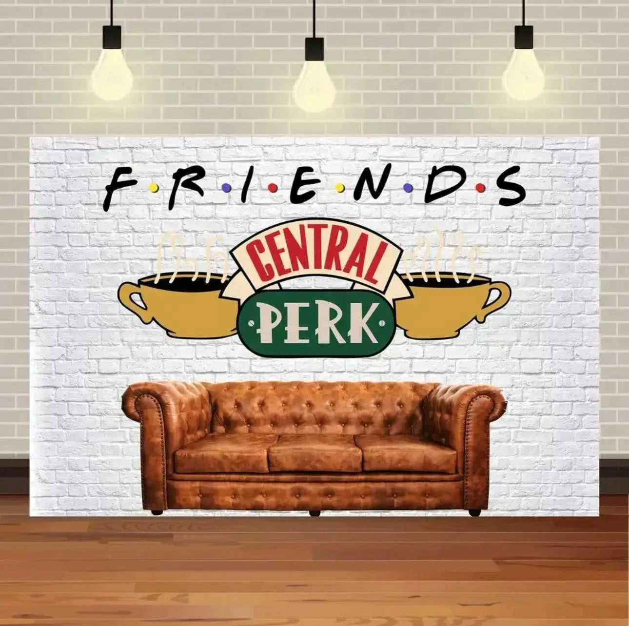 Red Brick Wall Theme Party Custom Backdrop Decorate Central Perk Friend Tv Show Retro Pub Sofa and Coffee Photography Background The jack market .AU The jack market .AU Home $ 57 14:200006153#JH 55-7;5:4182#270X180CM