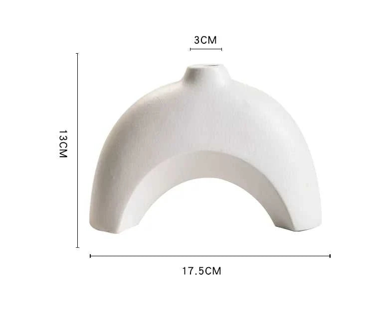 Nordic Decoration Home Flower Vase Black and White Art Ceramic Vase Minimalism Dried Flower Arrangement Accessories B&B Ornament The jack market .AU The jack market .AU Home $ 51 14:200006155#1pcs