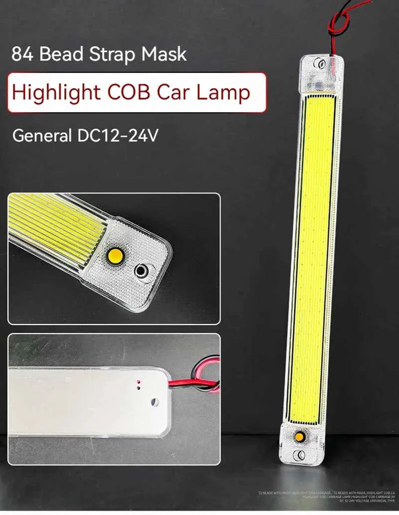 BrightDrive LED Cabin Light - High-Intensity 12V/24V Dome Lamp with Switch for Van, Truck, RV, & Camper