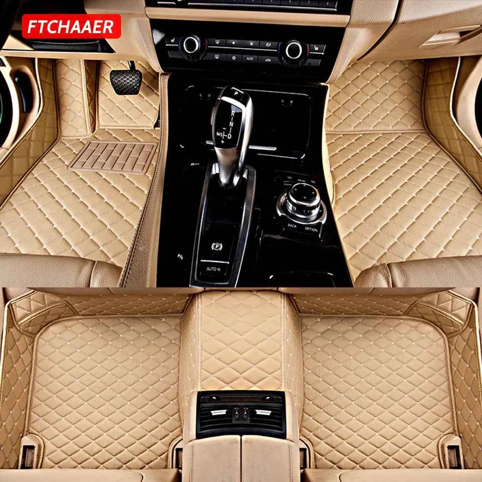 FTCHAAER Custom Car Floor Mats For Audi A8 Auto Carpets Foot Coche Accessorie