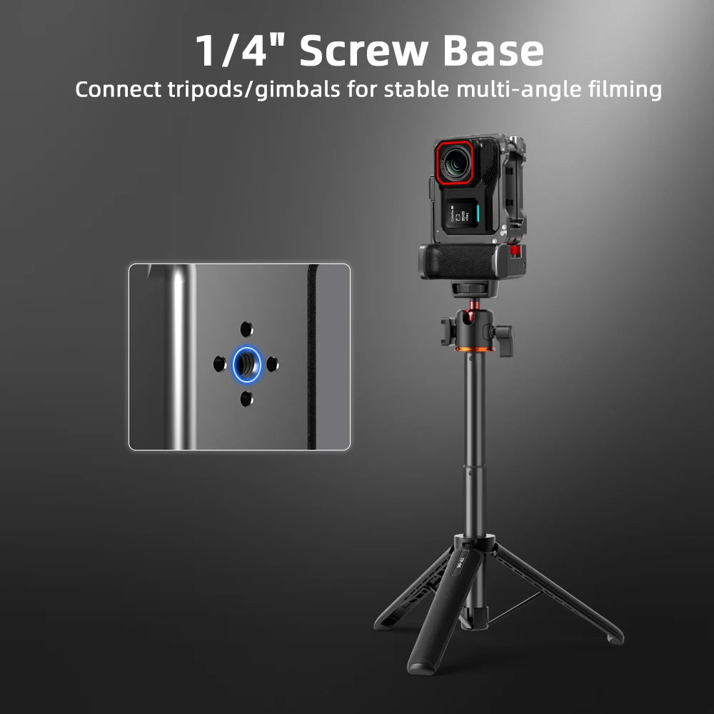 For Insta360 Ace Pro 2 Grip Kit Camera Metal Frame Case with Shutter Button for Insta 360 Ace Pro 2 Accessories