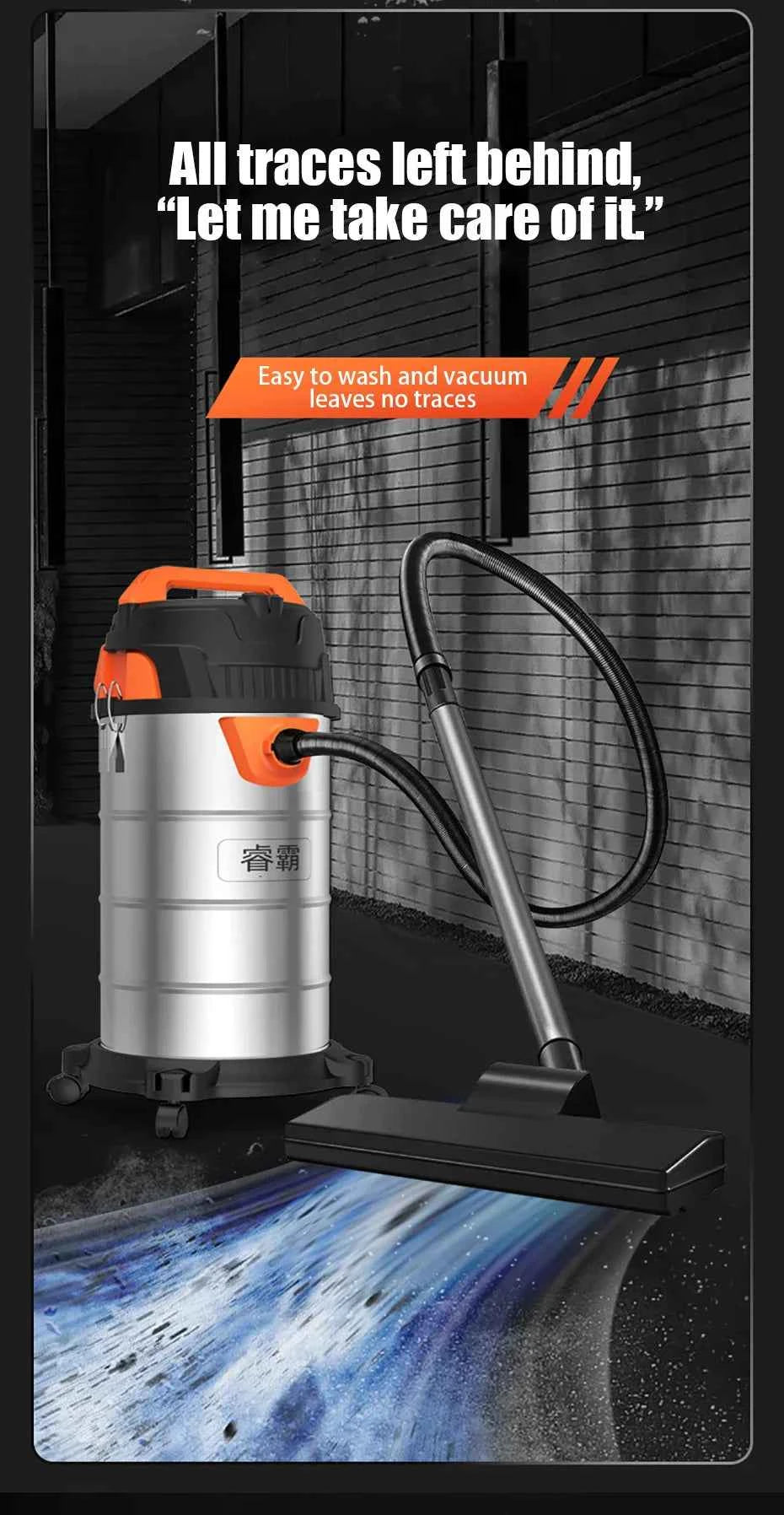Wet and Dry Vacuum Cleaner Multi-functional High-power Vacuum Cleaner Suitable for Home Car and Commercial Industrial Cleaning