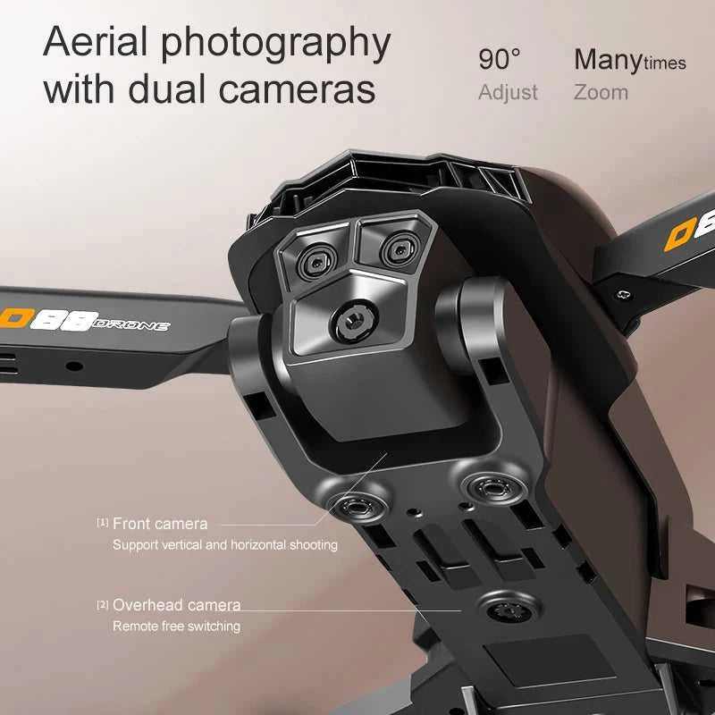 Lenovo D88 Drone 8K Aerial HD Dual Camera Photography Intelligent Obstacle Avoidance Brushless Motor 5G WIFI GPS Return Drone The jack market .AU The jack market .AU Drones $ 86 14:691#Black-8K HD-VR