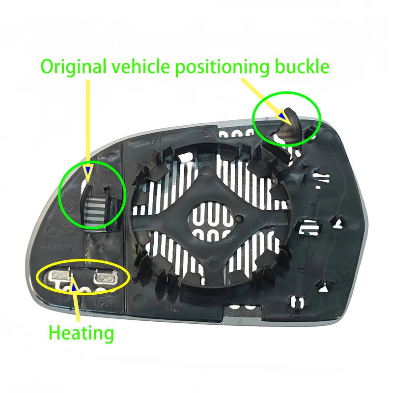 For Audi Q3 2013 2014 2015 2016 2017 2018 OEM Replacement Direct Fit Heated Side Mirror Glass Auto parts NEW 1pcs