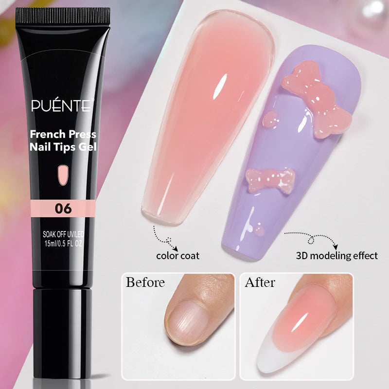 PUENTE Cat Eye Magnetic Gel Nail Polish - Vibrant Starry Galaxy Effect, Soak Off UV, 7.5ML