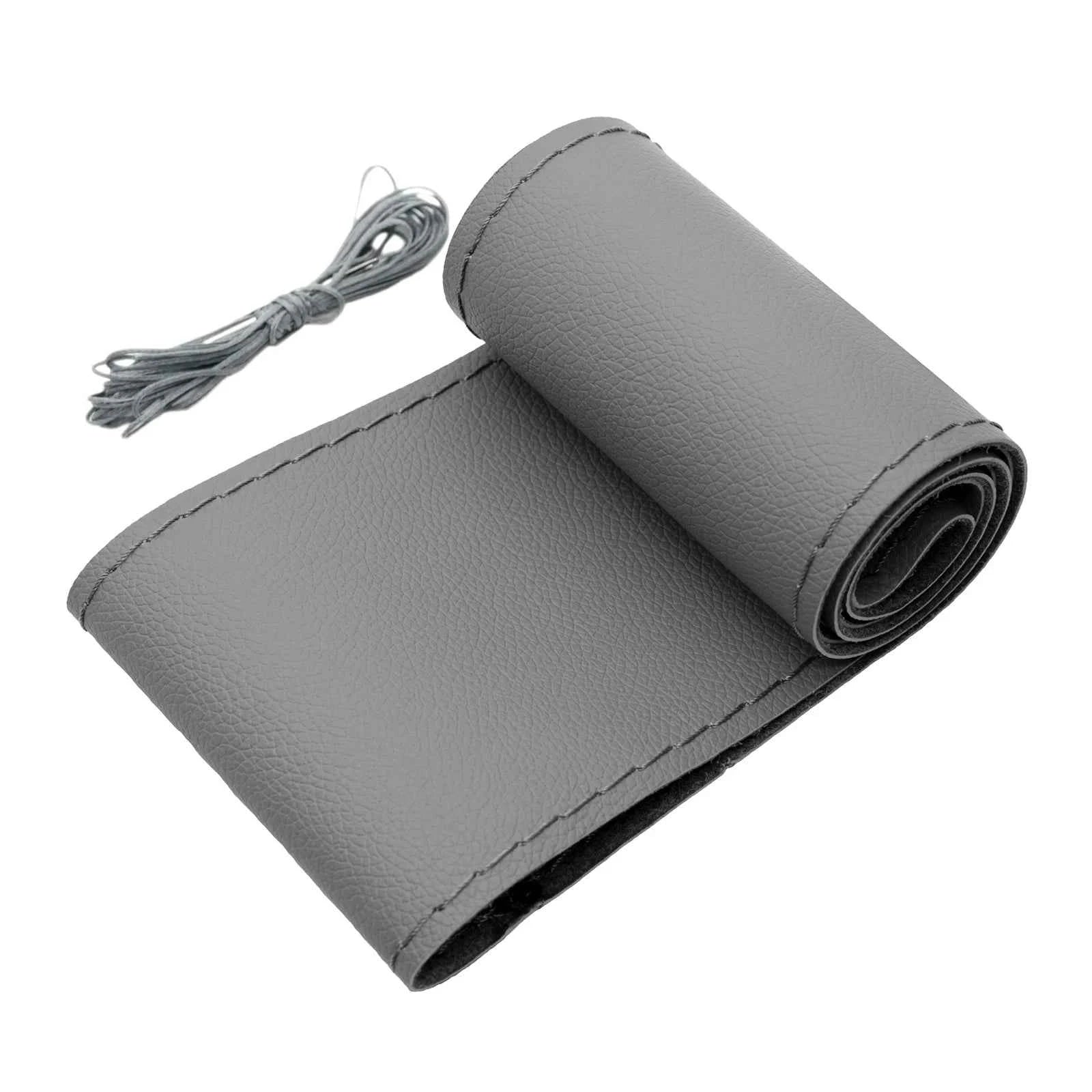 Ultrafine Fiber Leather Hand Sewing DIY Car Steering Wheel Cover Steering-wheel Covers For Ford Focus 2 3 Kia Benz Smart Nissan