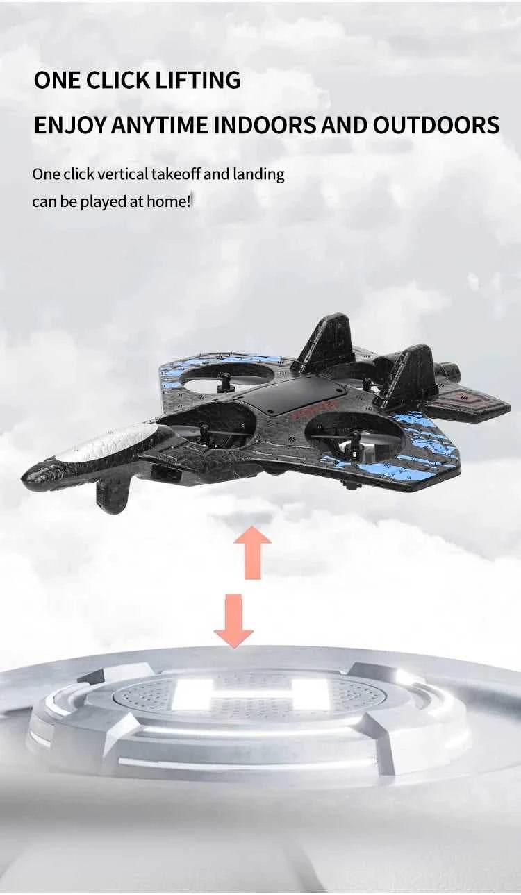 2.4G remote control fighter electric foam glider stunt tumbling UAV hovering helicopter with LED colorful lights aircraft model The jack market .AU The jack market .AU Drones $ 71 14:173