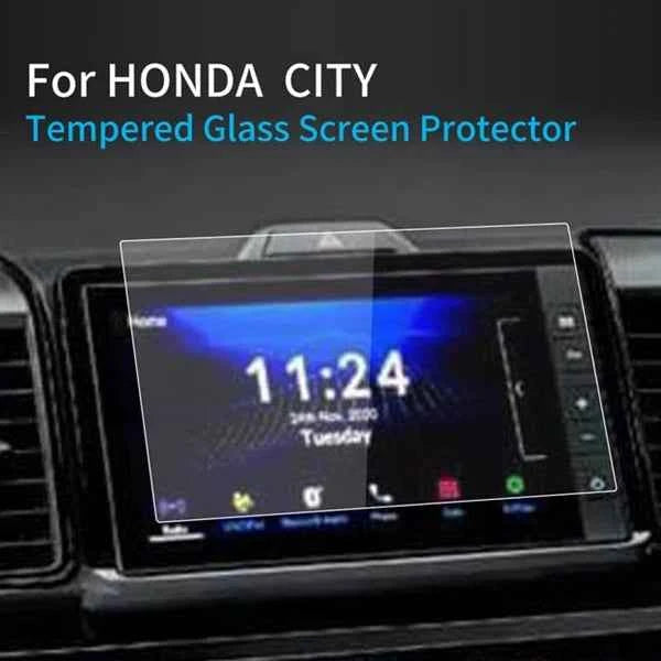 Central Console Tempered Glass Protective Film Navigator Protection For Honda CITY 2023 Screen Protector