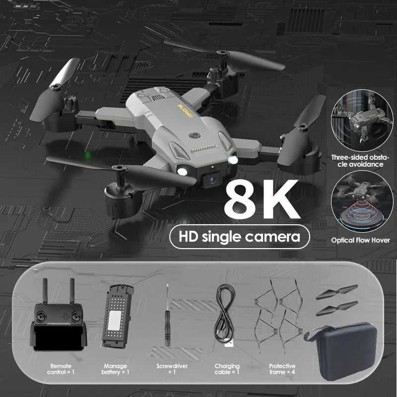 Drone 8K Professional Drones 4K HD Aerial Photography Obstacle Avoidance Quadcopter Helicopter RC Distance 3000M The jack market .AU The jack market .AU Drones $ 95 14:350852#Black Avoid Dual 8K