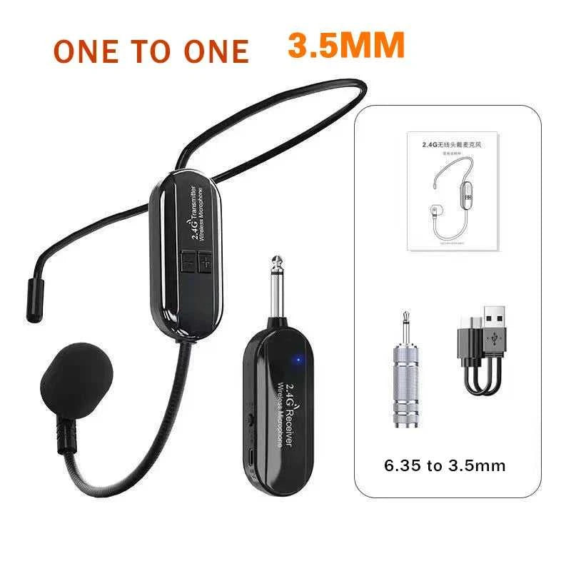 2.4G Wireless Headset Microphone Small Bee Loudspeaker Special Teaching Audio Microphone For Teachers The jack market .AU The jack market .AU Accessories Electronics $ 74 14:504#One-3.5mm