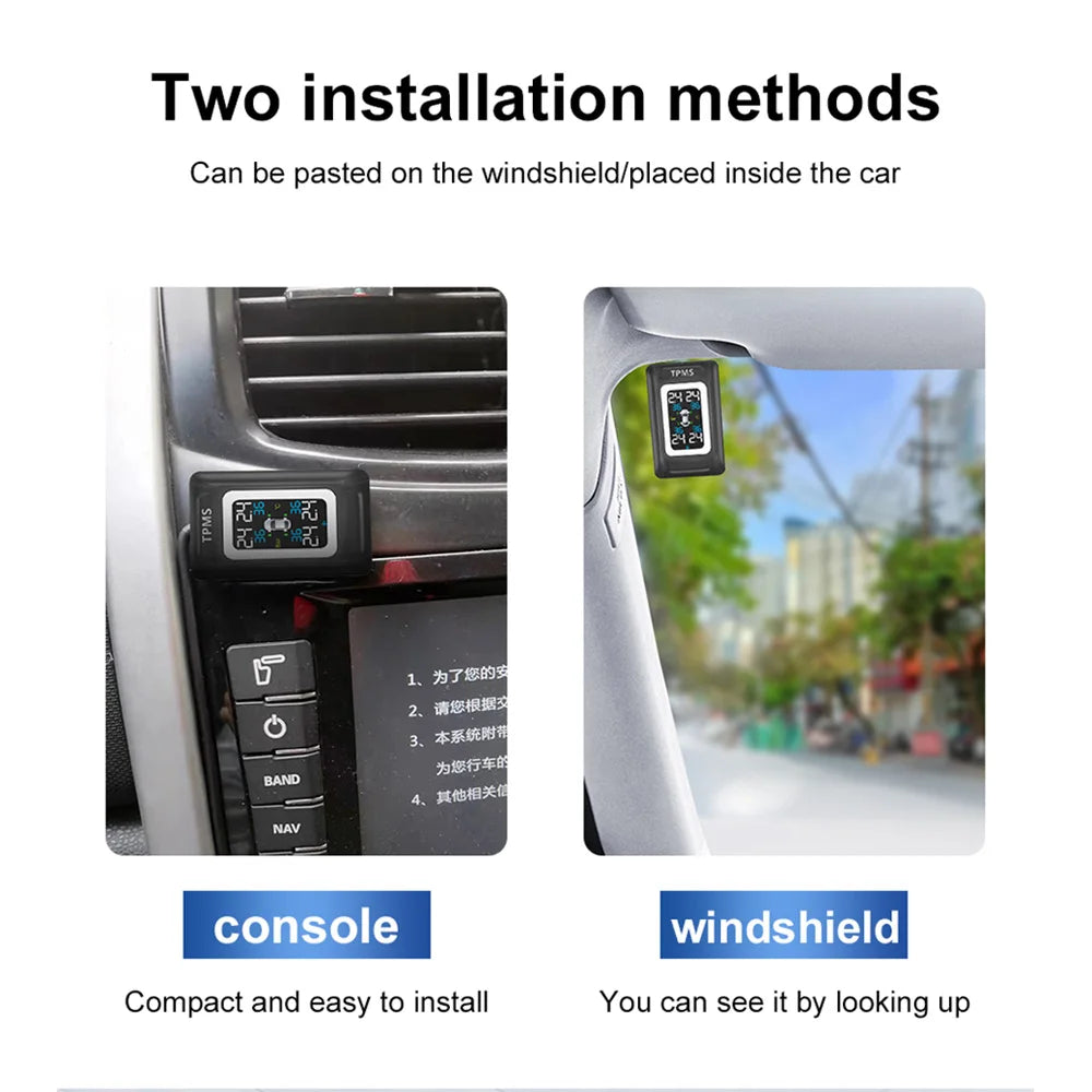 Original Car Design Dedicated Intelligent TPMS Compact and unobtrusive Accessories New Upgraded Tire Pressure Monitoring System