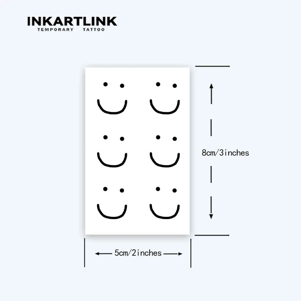 Smiley Face Temporary Tattoo - 15-Day Waterproof Magic Sticker for Effortless Fun