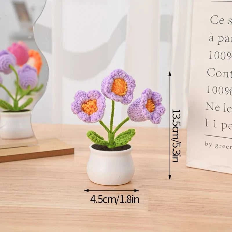 Sunflower Crochet Flower Artificial Hand Woven Flowers Finished Girasol Crochet Plants Wedding Guest Gifts Desktop Decoration The jack market .AU The jack market .AU $ 23 14:200013901#S27