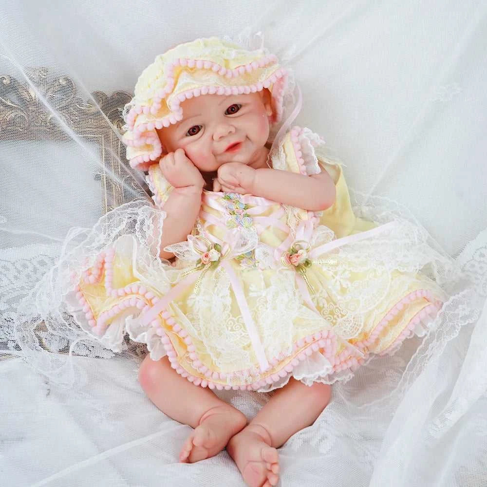 Weighted Baby Girl 16.93" Lifelike Full Body Silicone Reborn Dolls Soft Handmade Newborn Dolls for Collector Gift The jack market .AU The jack market .AU Little Wonders $ 161 200007763:201336106