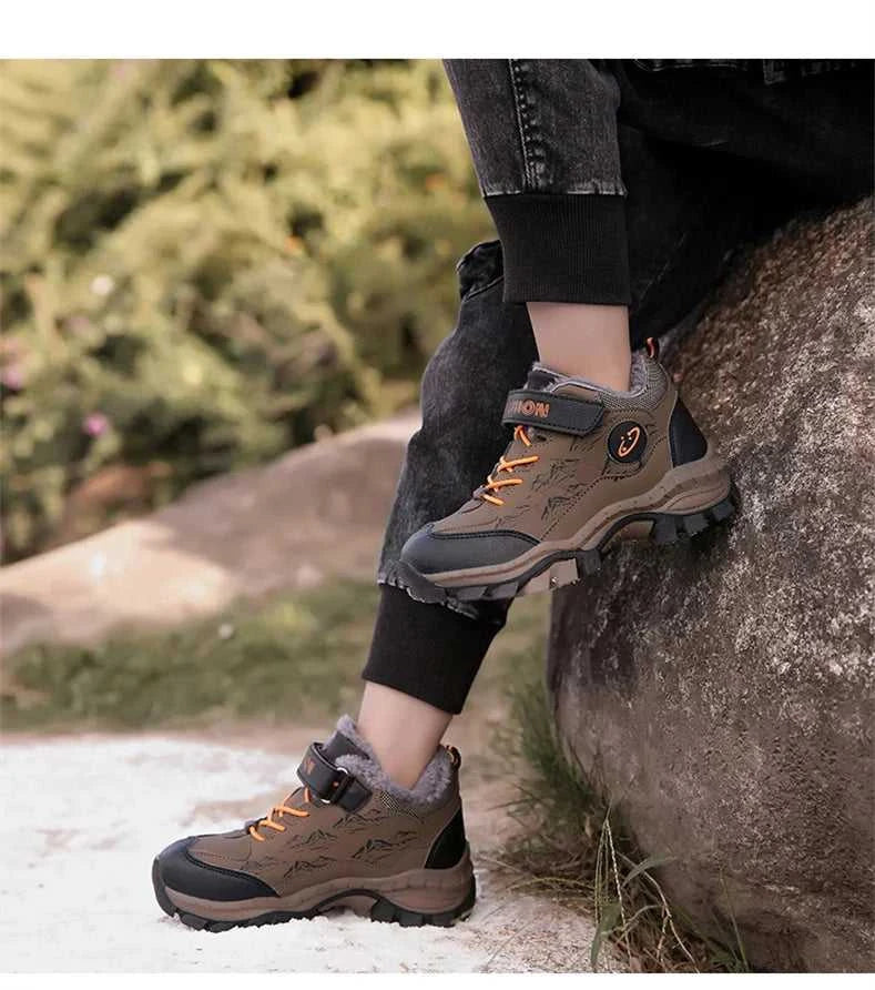 2023 New Winter Camp Boys Mountain Climbing Shoes Fashion Kids Teenage Hook & Loop Children Sport Shoe The jack market .AU The jack market .AU Mum & Kids: Essential Products for Every Family $ 48 14:100018786#Gray 02;200000124:152#32(Insole19.9cm);200007763:201336100