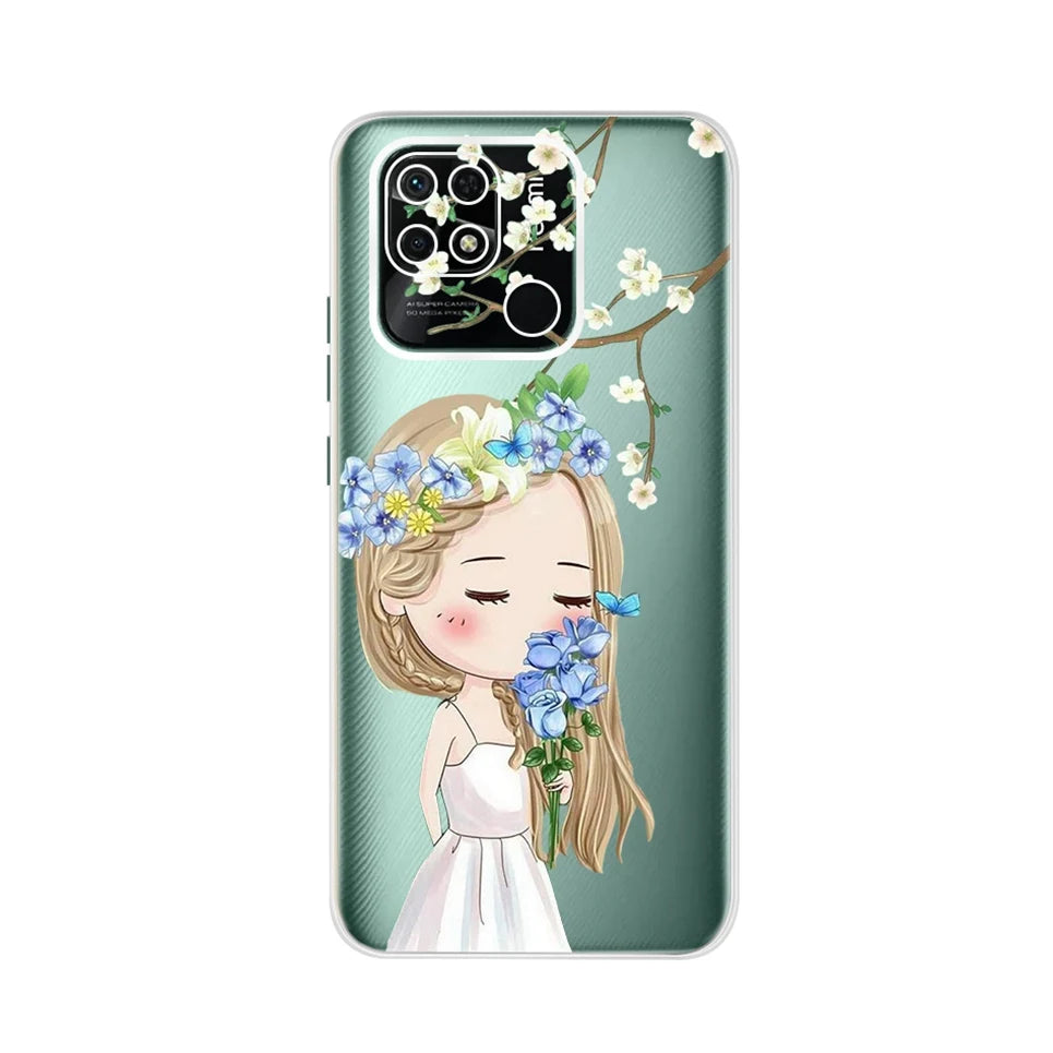 For Cover Redmi 10 Case Silicon Back Cover Phone Case For Xiaomi Redmi 10 2022 Soft coque TPU Redmi 10a 10c Clear bumper etui