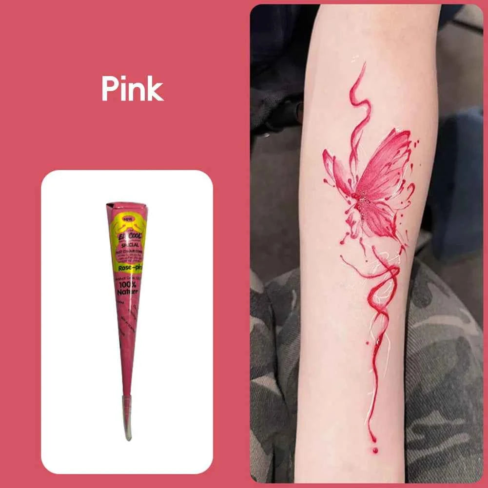 Henna Magic Henna Cones - Vibrant Indian Body Art Paste for Stunning Temporary Tattoos