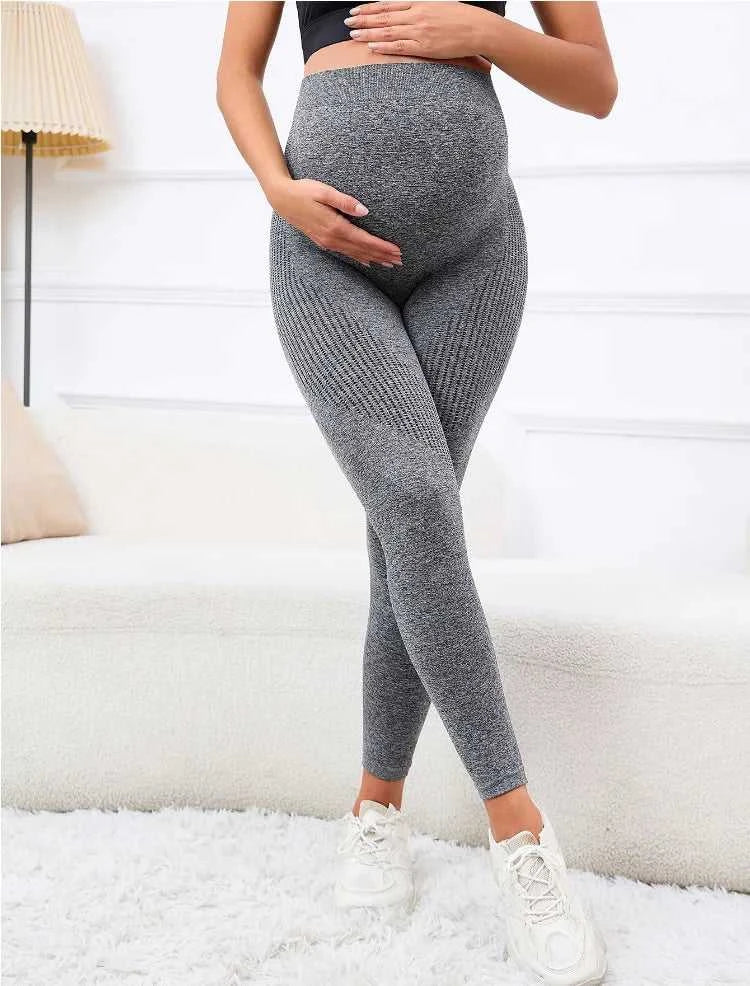 Pregnant Women's Thin Bottoming Pants Spring And Summer New Maternity High Elastic Belly Support Pants The jack market .AU The jack market .AU Mum & Kids: Essential Products for Every Family $ 34 14:200004890#Black-Grey;200000855:361386